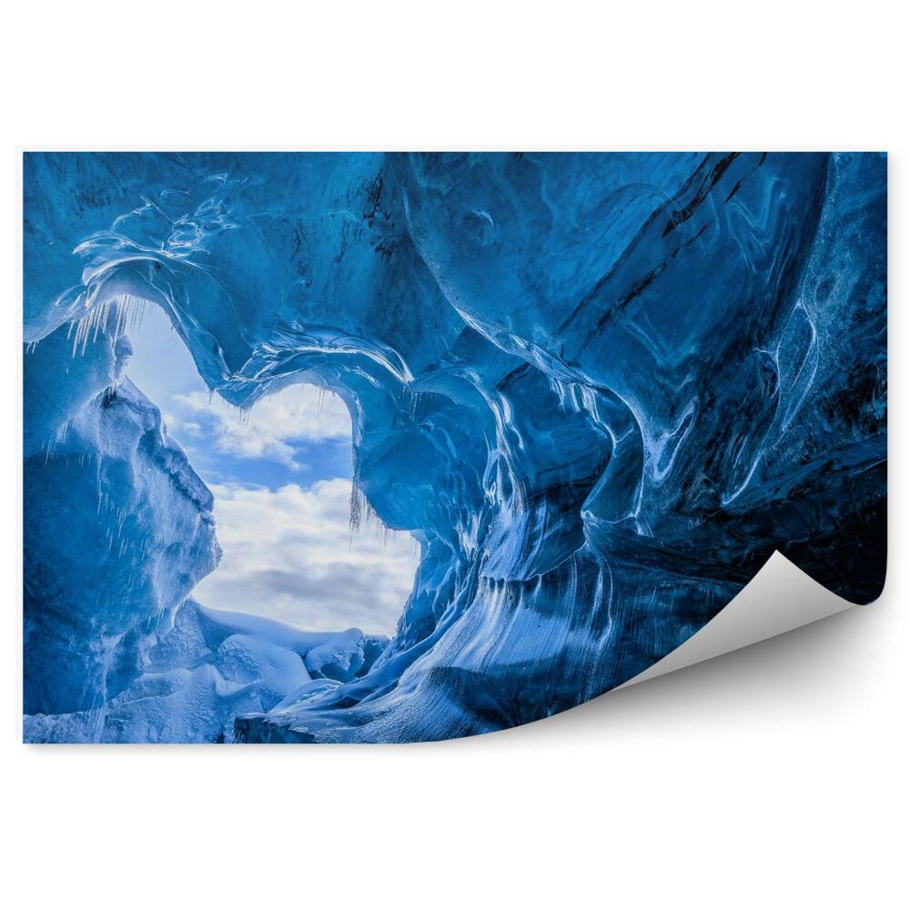 Papier peint Grotte Glaciaire Étonnante