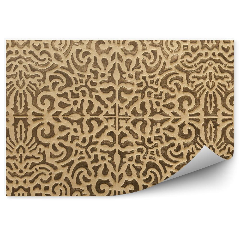Papier peint Motif abstrait d'ornement de mur en béton