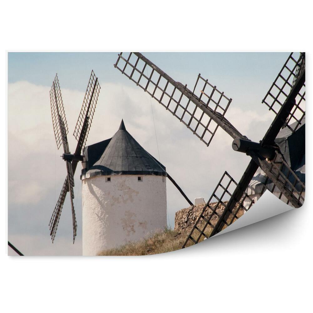 Papier peint Architecture de moulins à vent en Espagne