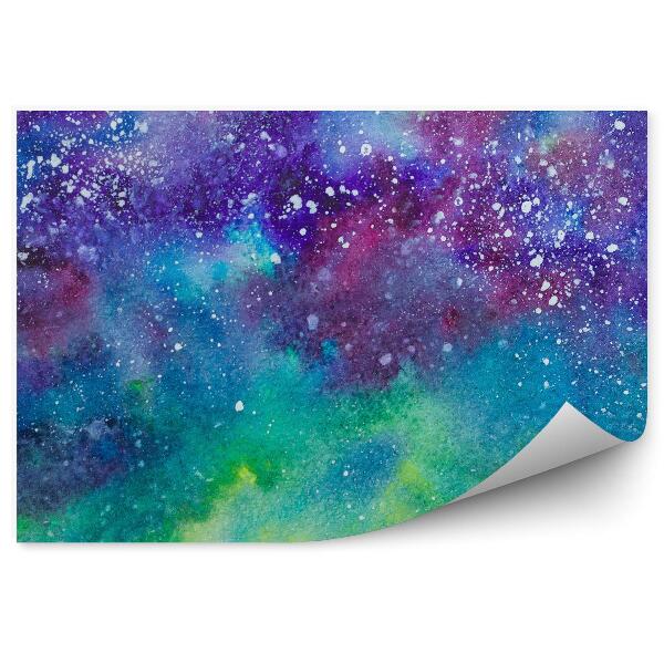 Papier peint Galaxie Espace Couleurs Image Peinture