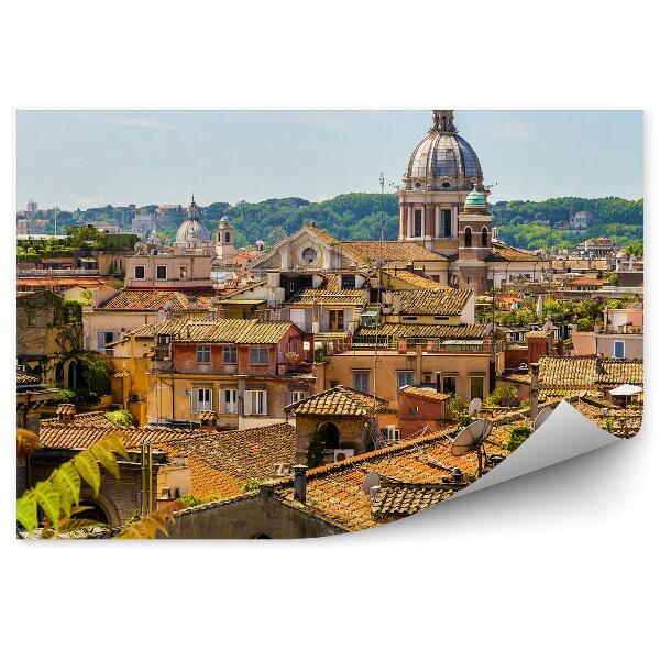 Papier peint Vue du centre historique de Rome Italie