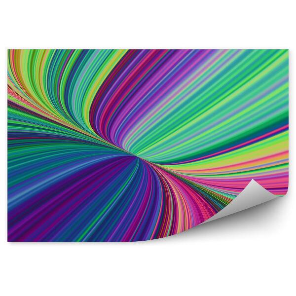 Papier peint Motif Arc-En-Ciel Abstrait