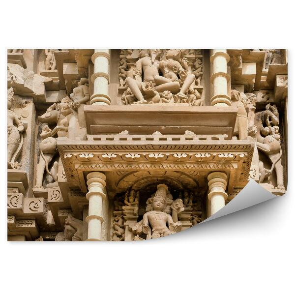 Papier peint Sculptures temple culture colonnes monument