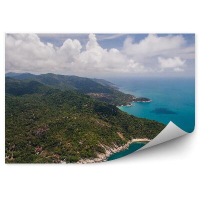 Papier peint île thaïlandaise nature verdure