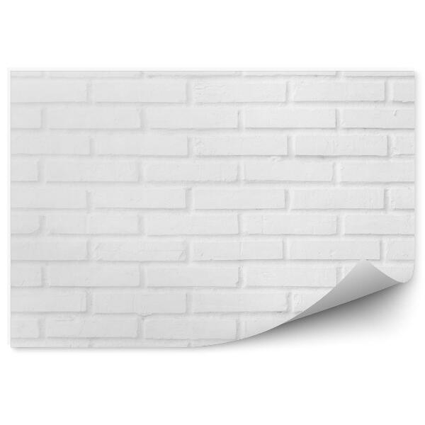 Papier peint Mur De Briques Blanches