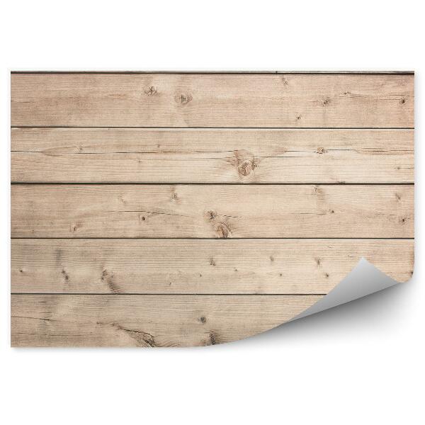 Papier peint Planches en bois brillant