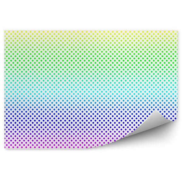 Papier peint Gradient de points colorés