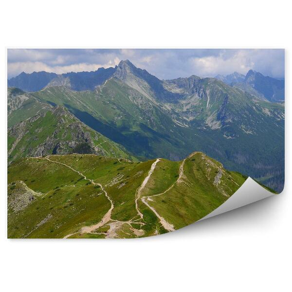 Papier peint Tatra Mountains People Sky Clouds