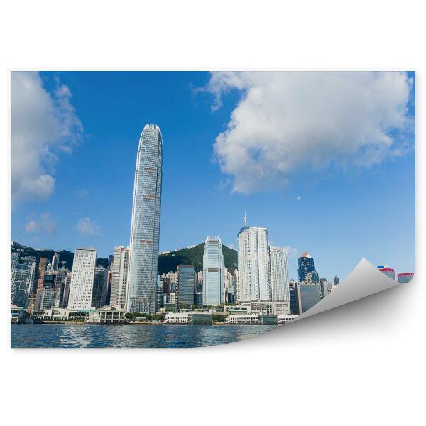 Papier peint panoramique Skyline de Hong Kong Chine