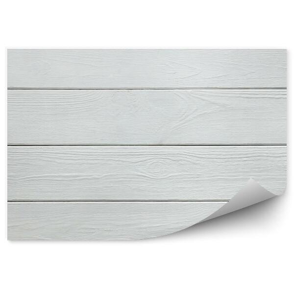 Papier peint Planches en bois blanches