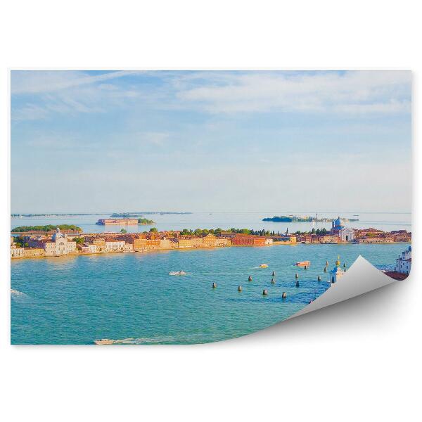 Papier peint Panorama de Venise vue d'oiseau Italie