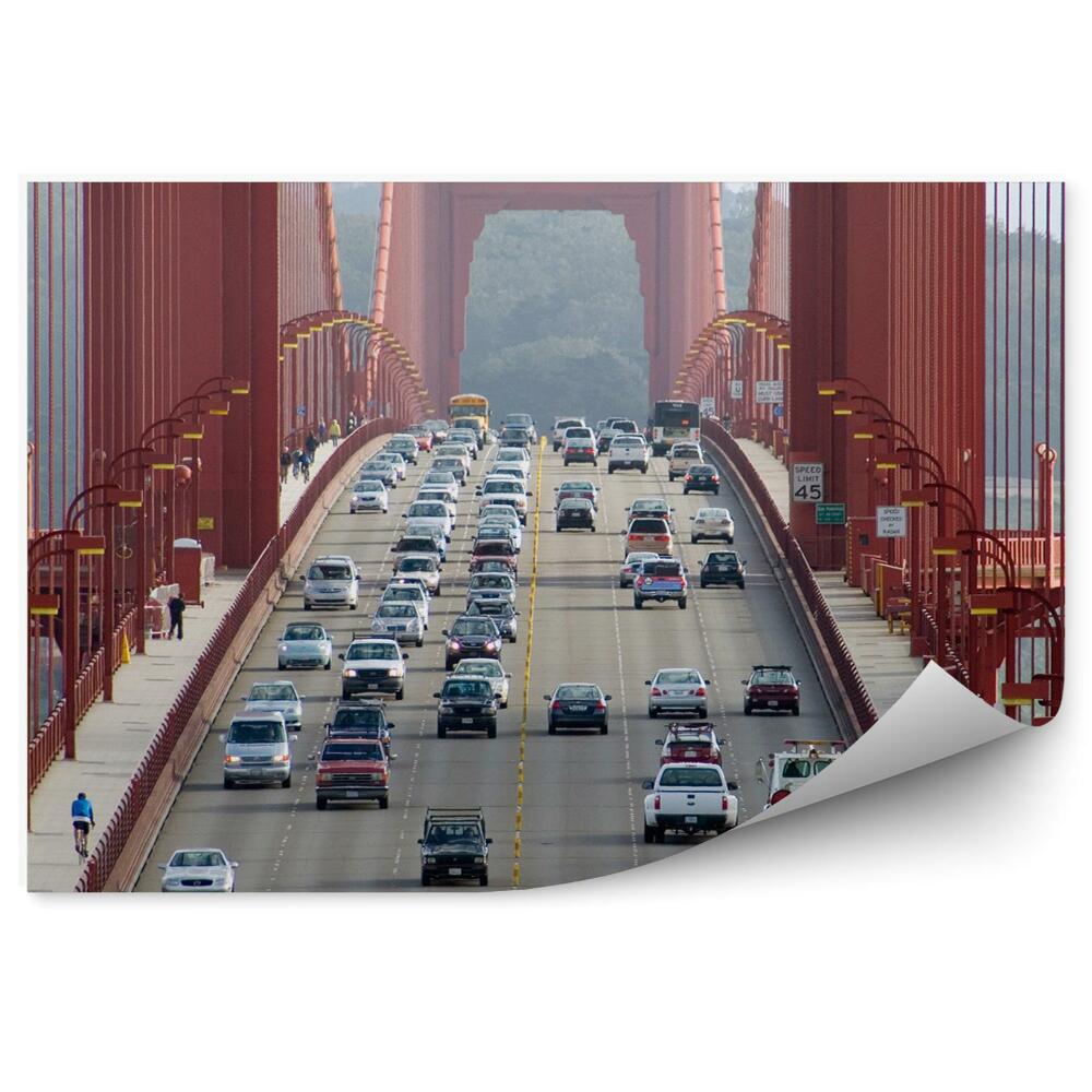 Papier peint Golden gate bridge travel cars transport