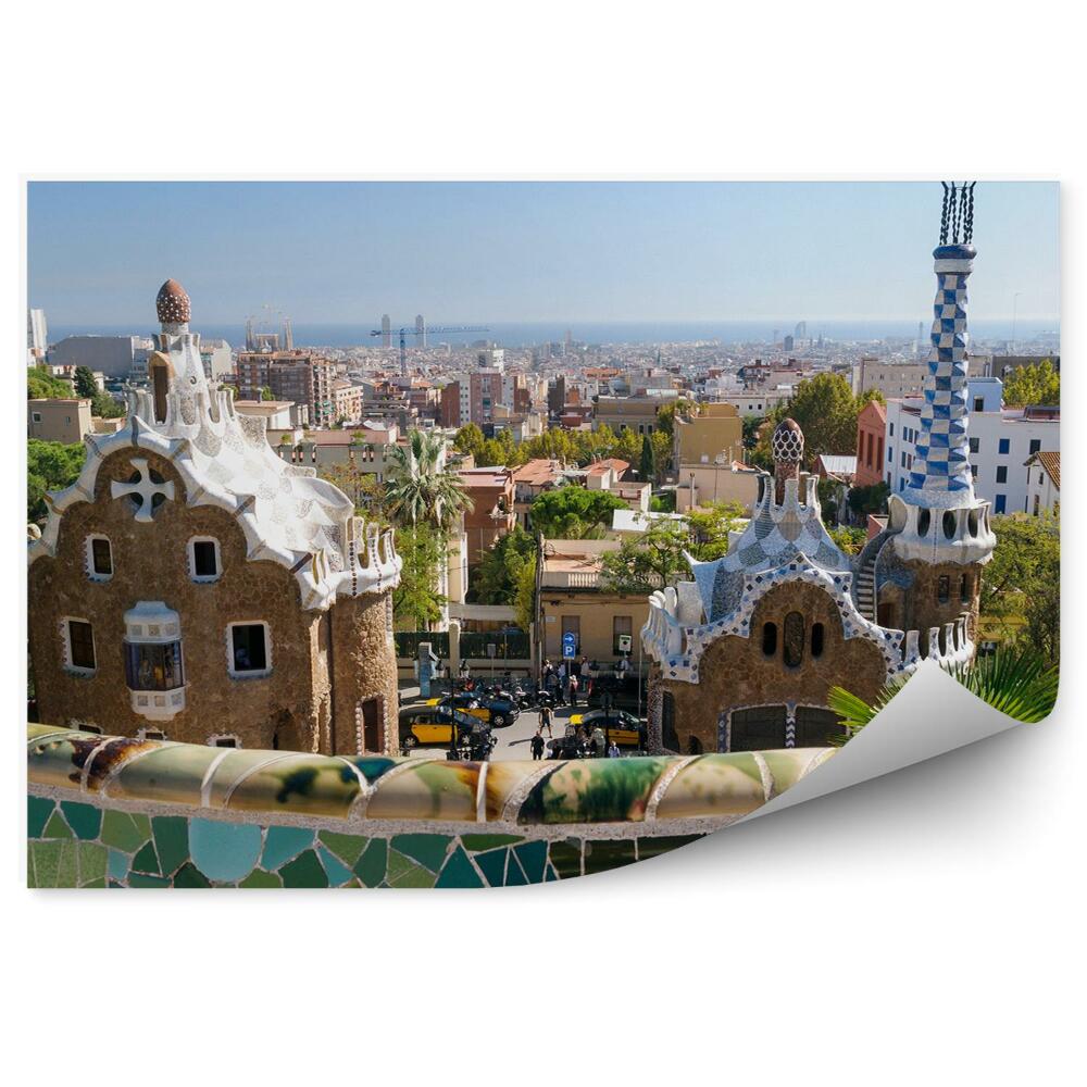 Papier peint Parc Guell Barcelone Espagne