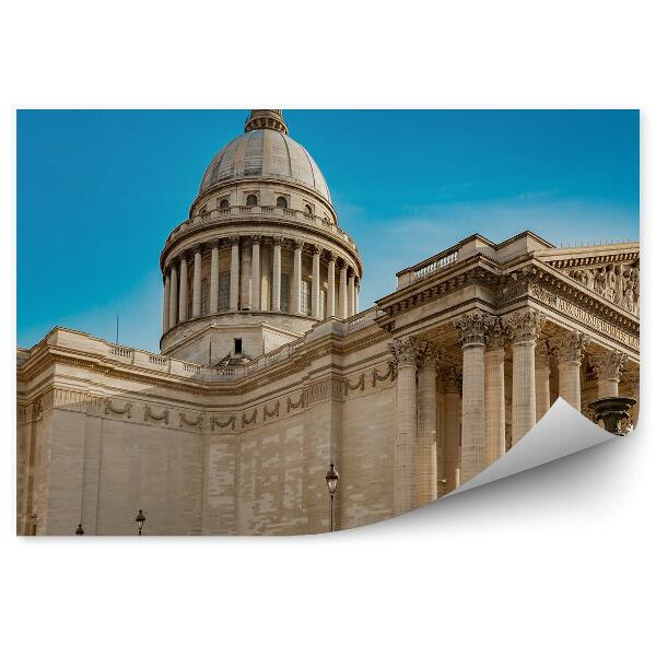 Papier peint Panthéon Paris Voitures