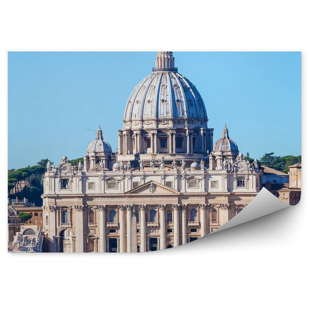 Papier peint Vatican touristes voyage basilique