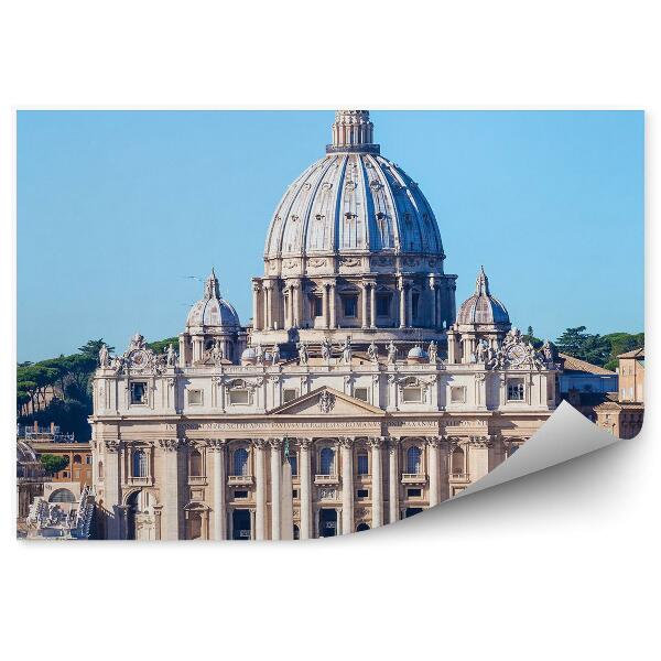 Papier peint Vatican touristes voyage basilique