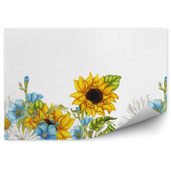 Papier peint Tournesols fleurs image