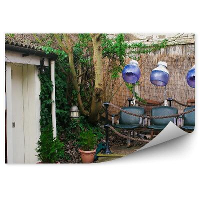 Papier peint Écosse cour salon de coiffure maison