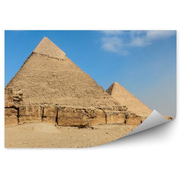 Papier peint Pyramide pierres sable Le Caire