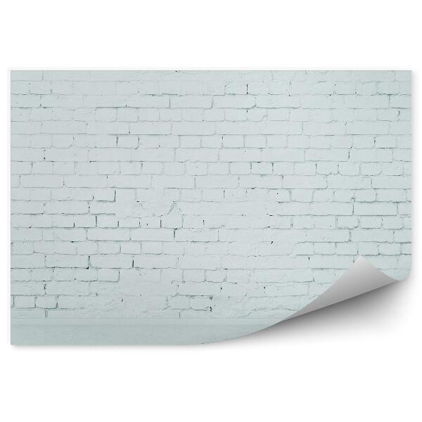 Papier peint Mur de briques blanches