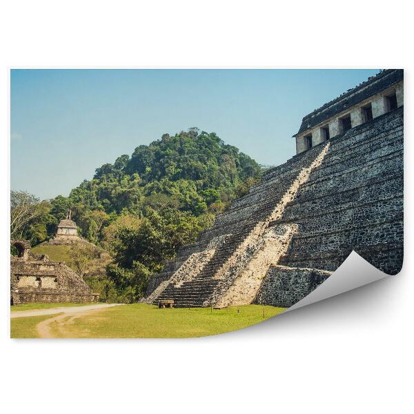 Papier peint Bâtiment historique maya mexico