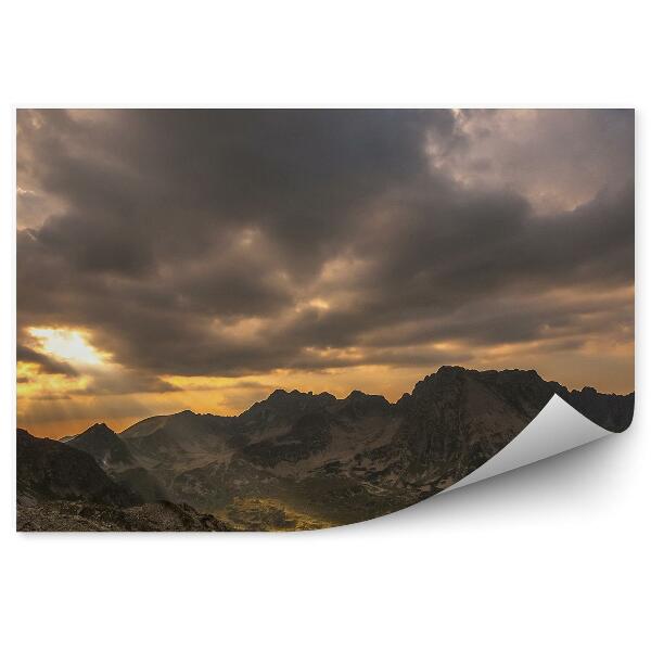 Papier peint Szpiglasowy Wierch Tatry Ciel Nuages