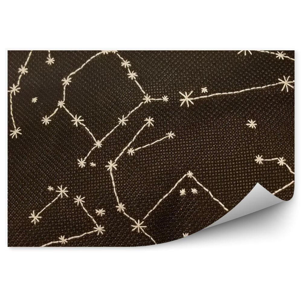 Papier peint Tissu Constellation D'étoiles