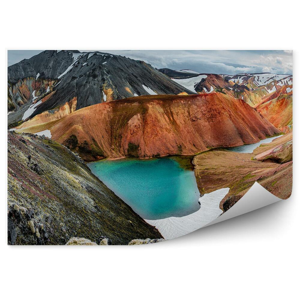 Papier peint Montagnes chemin nature voyage eau