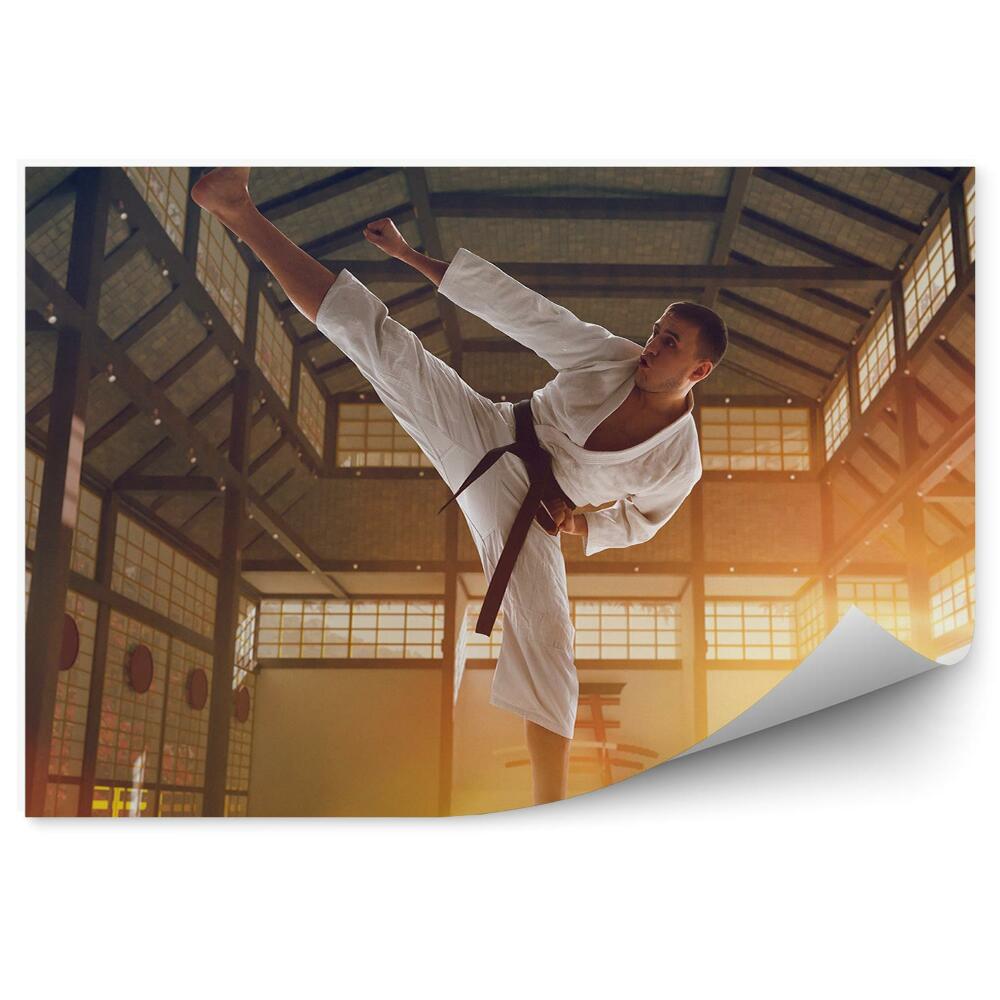 Papier peint Entraînement de karaté au Japon