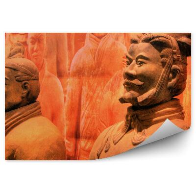 Papier peint Armée de terre cuite statues chinoises