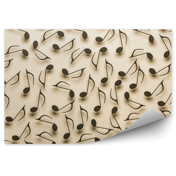 Papier peint Motif graphique Notes 3d Ombres