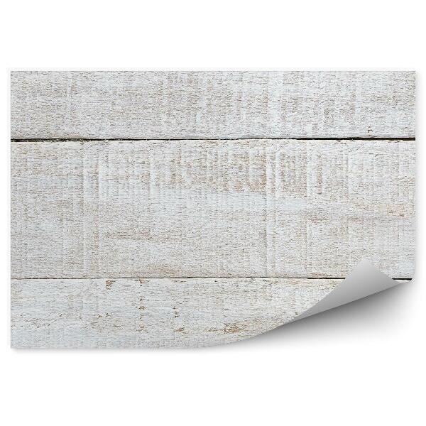 Papier peint Planches peintes en blanc