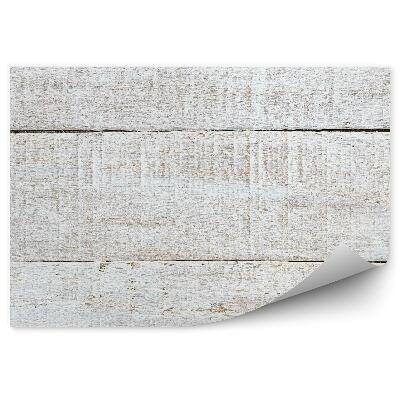 Papier peint Planches peintes en blanc