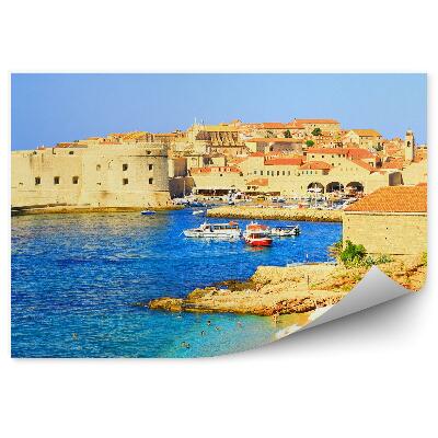 Papier peint tourisme croatie plage touristes horizon