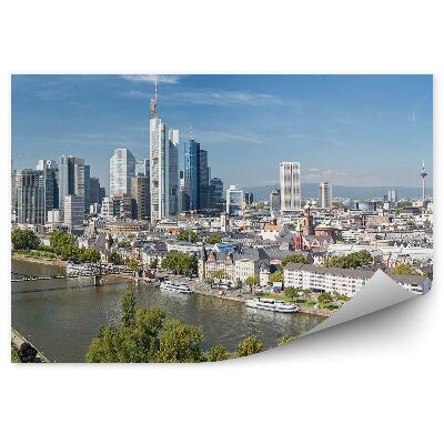 Papier peint Rivière à deux rives architecture de la ville