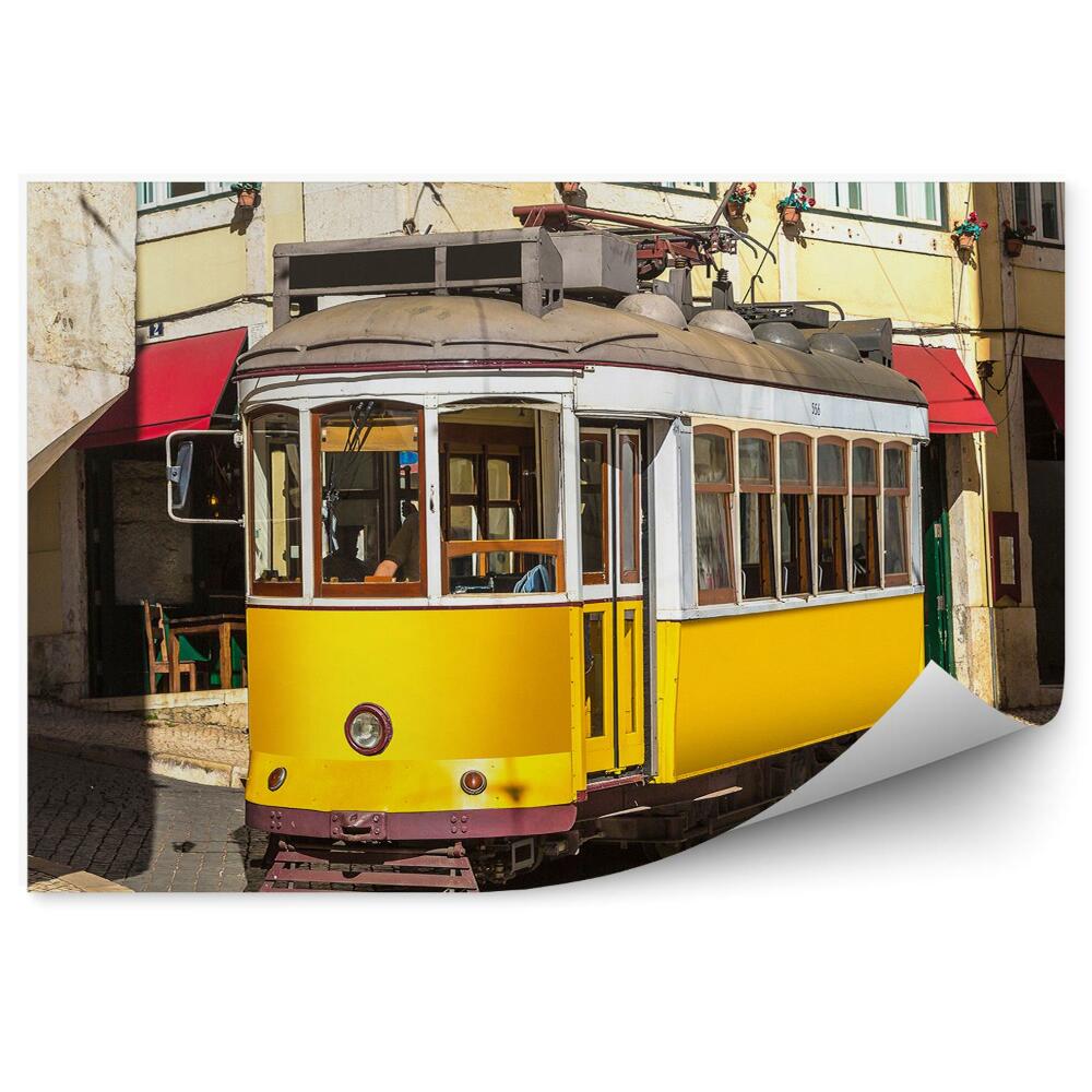Papier peint Tramway d'époque à Lisbonne