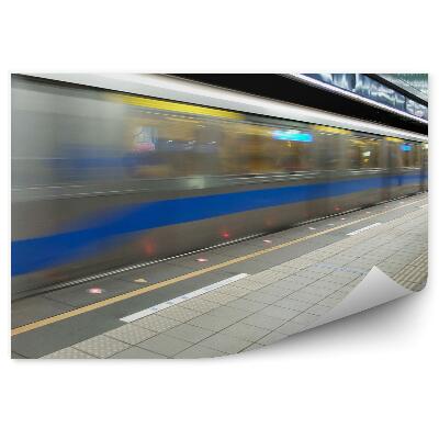 Papier peint Tunnel de circulation souterraine homme employé