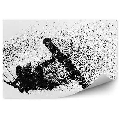 Papier peint Modèle de kitesurf