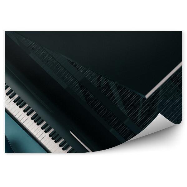 Papier peint Instrument Piano Noir