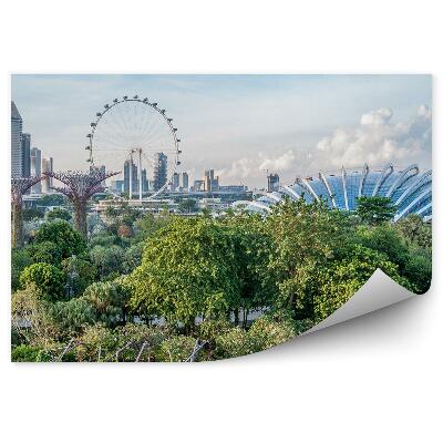 Papier peint parc architecture ville singapour