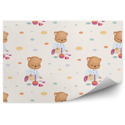 Tapisserie murale Doux ours en peluche