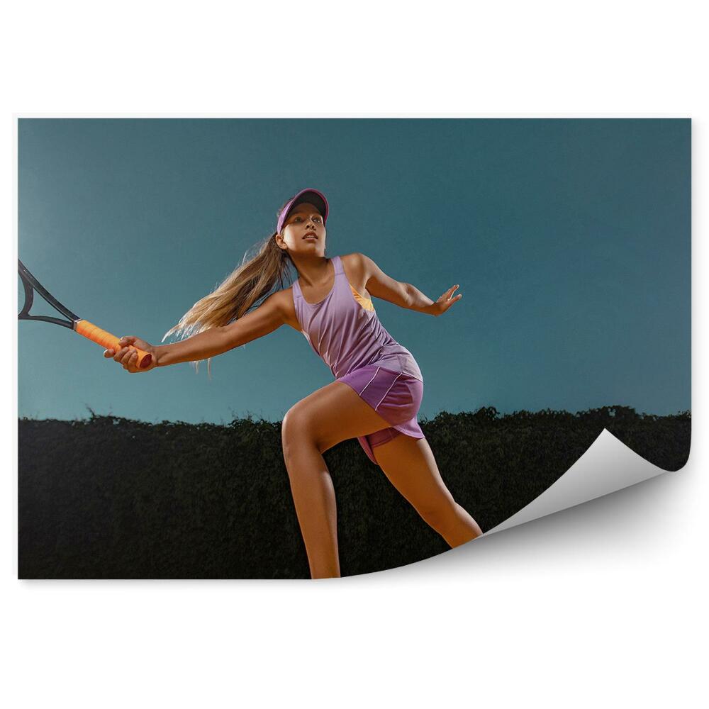 Papier peint Raquette de tennis en bois
