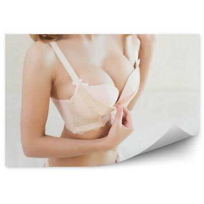 Papier peint Femme en forme corps sous-vêtements shorts