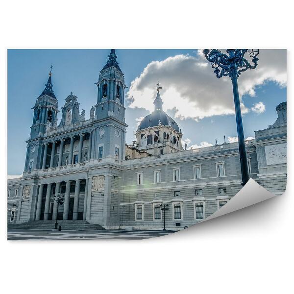 Papier peint almudena cathedral madrid building architecture city