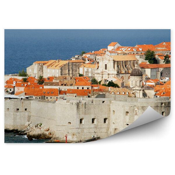 Papier peint John's Fort Dubrovnik Old Town Sea Croatie