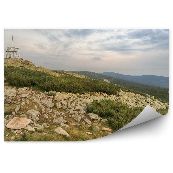 Papier peint Ciel Nuageux Montagnes Karkonosze Nature