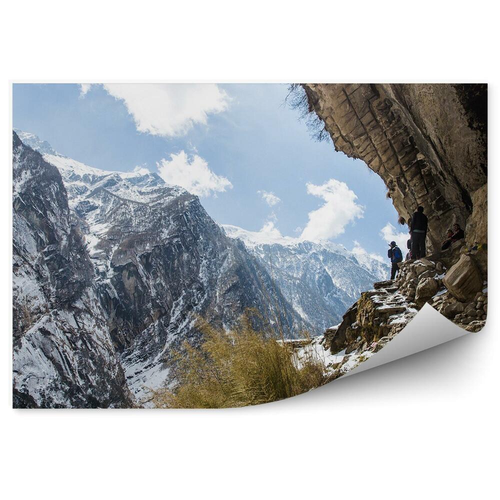 Papier peint Escalade Des Sommets De L'himalaya Personnes