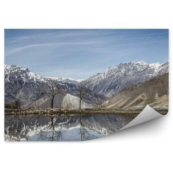 Papier peint Reflet De Montagnes Dans Une Nappe D'eau Himalayas