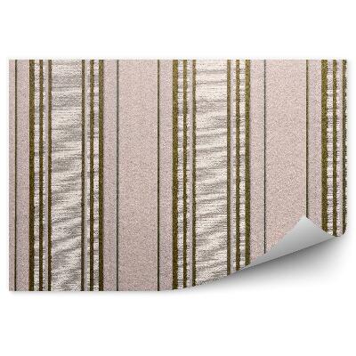 Papier peint Rayures verticales saumon