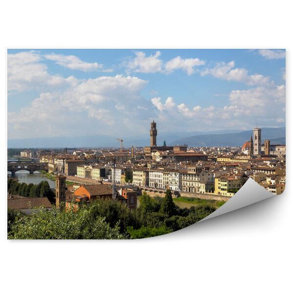 Papier peint Panorama Florence Cathédrale de Santa Maria Del Fiore Bâtiments